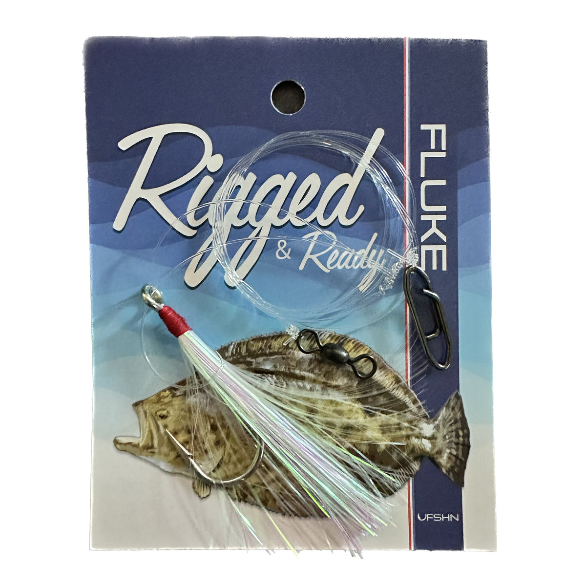 980 Rigged & Ready Fast Snap Fluke Rig with Bucktail Teaser – J&B Tackle Co