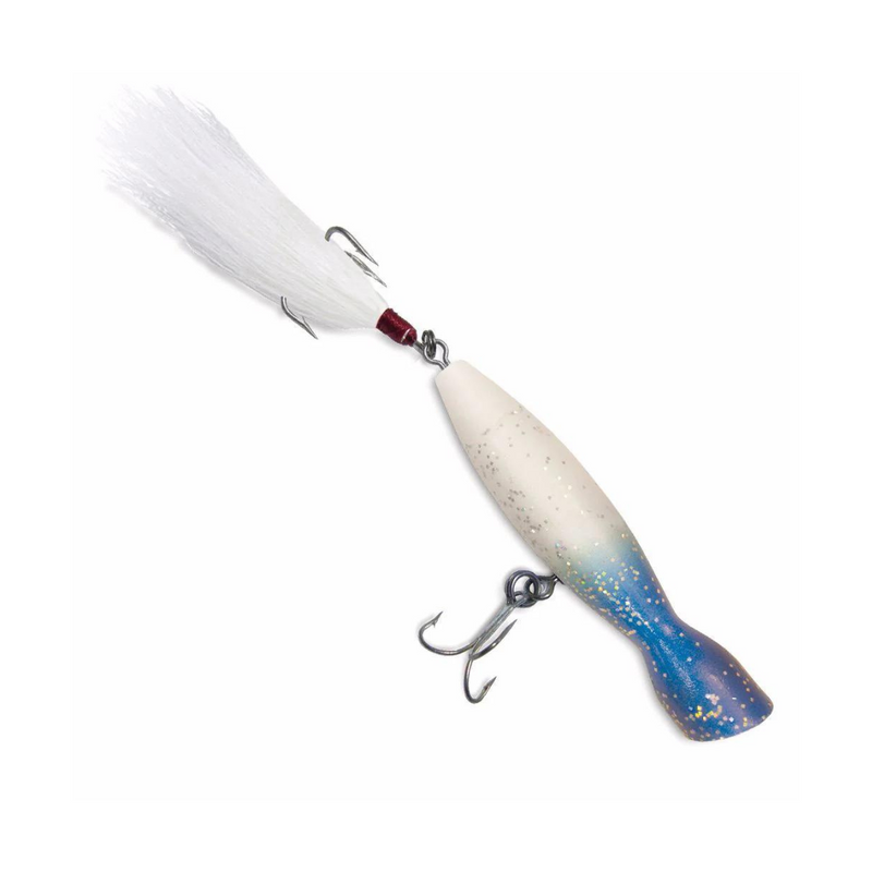 atom popper fishing lure Striper Swiper Nantucket Tackle Center the attractive coloring makes it a target for game fish Atom Atomizer Popper