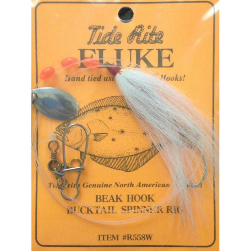 Tide Rite Beak Hook Bucktail Spinner Fluke Rig - R558