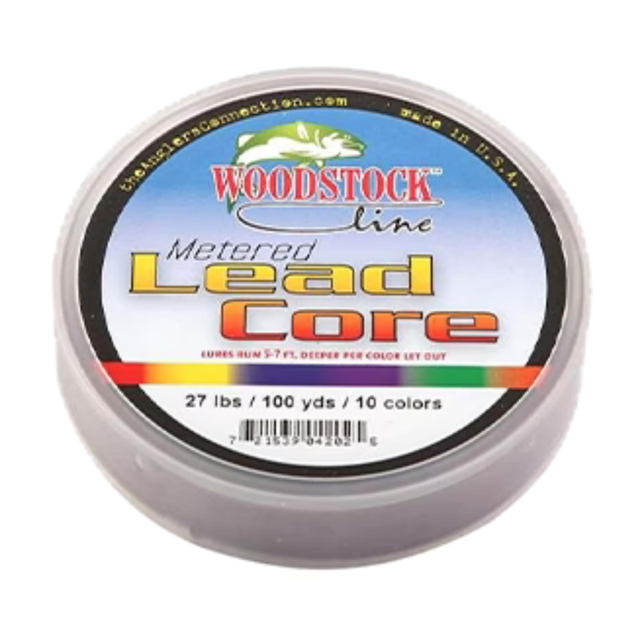 Woodstock Metered Lead Core Line (100 yd Spools) | J&B Tackle — J&B ...
