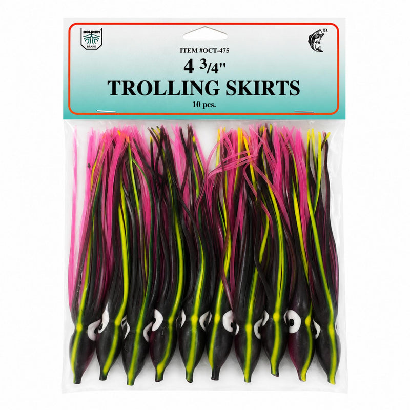 Dolphin 4 3/4” Trolling Skirt Squid Teaser