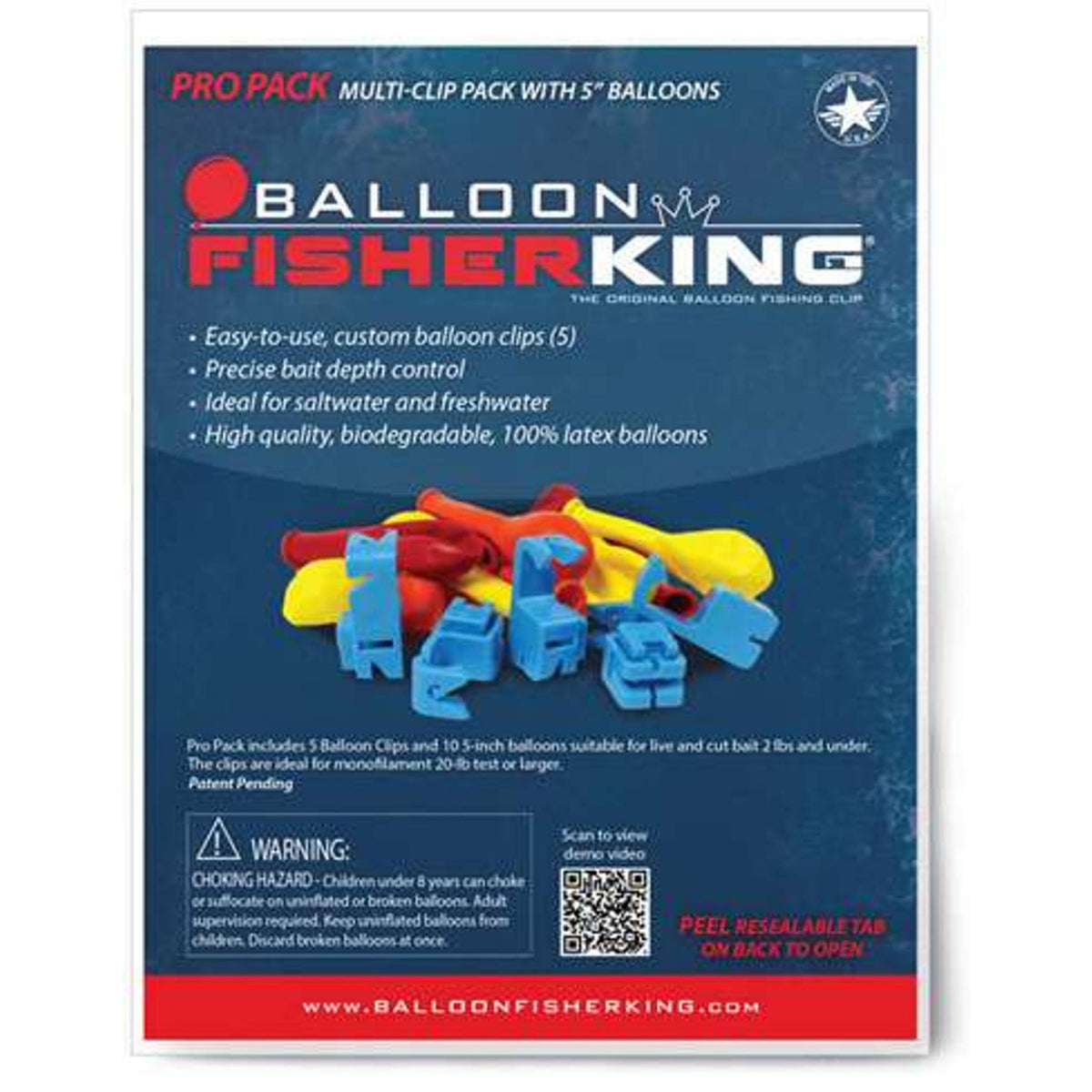 Fisher King Balloon Clip