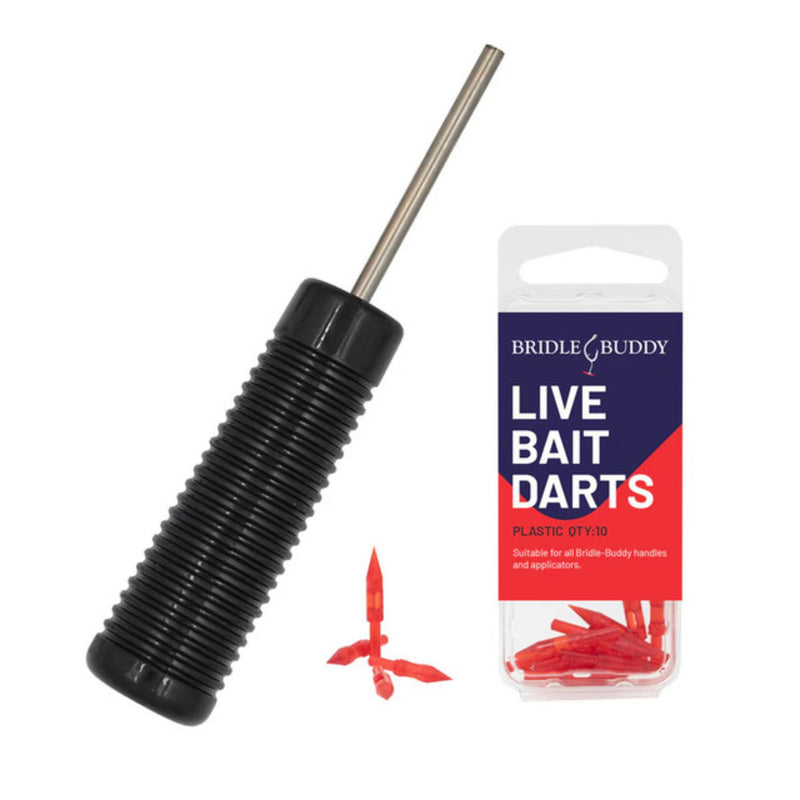 Bridle Buddy Rubber Grip Handle with 10 pack Plastic Darts