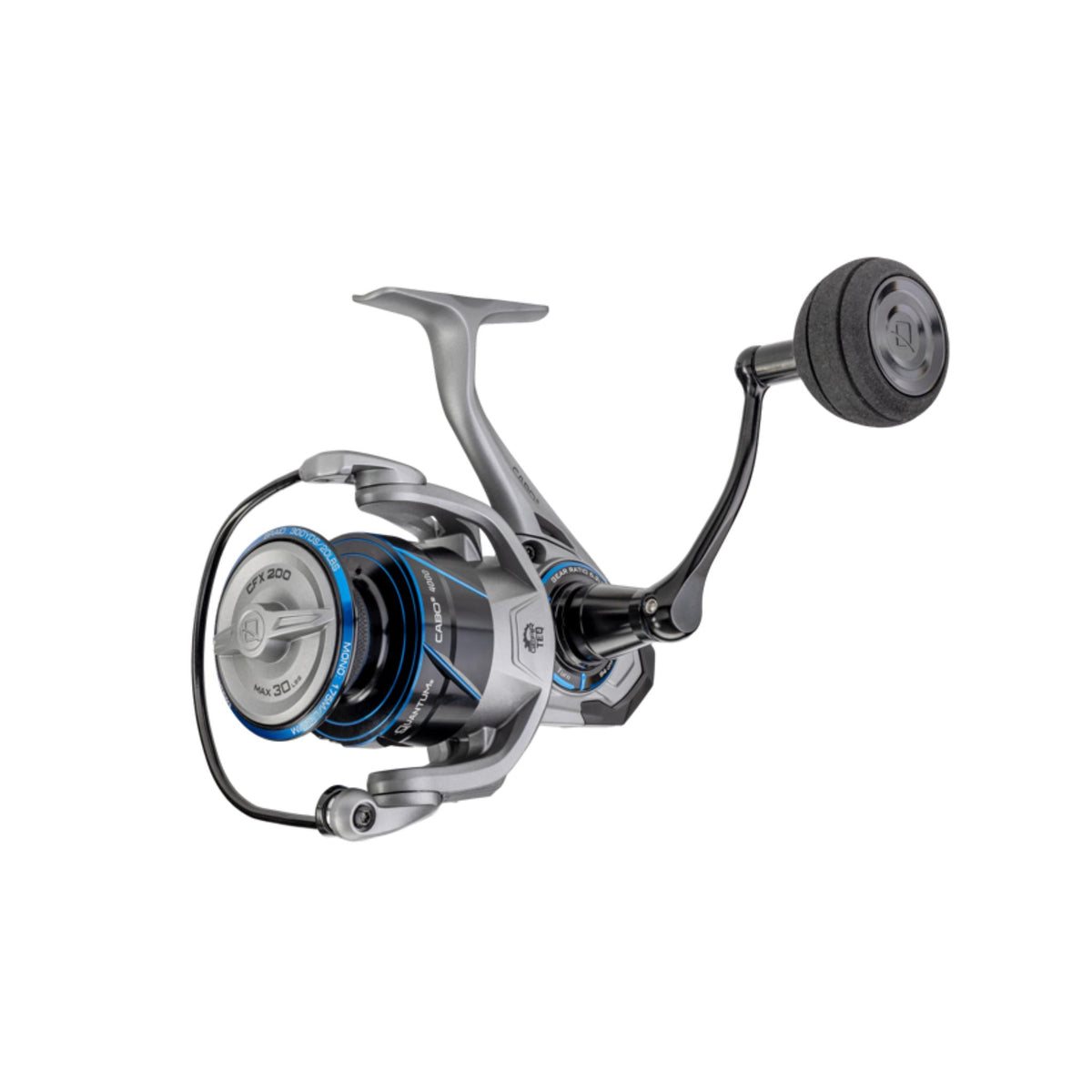 center spinning fishing reel Quantum Cabo Reels www.P65Warnings.ca.gov The Perfect Rod and Choose-your-model:8' 20-40# Medium Heavy Mod-Fast Boat Rod Conventional POWER ASSIST REELS