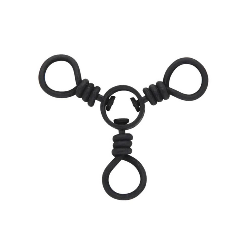 Dolphin Black 3-Way Swivels