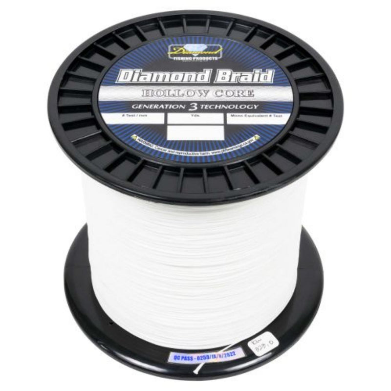 Diamond Braid Gen 3 Hollow Core Braided Line (600 yd Spools)