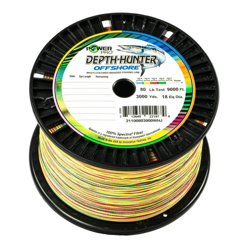 PowerPro Depth-Hunter Offshore Braided Fishing Line (3000 yd Spools)