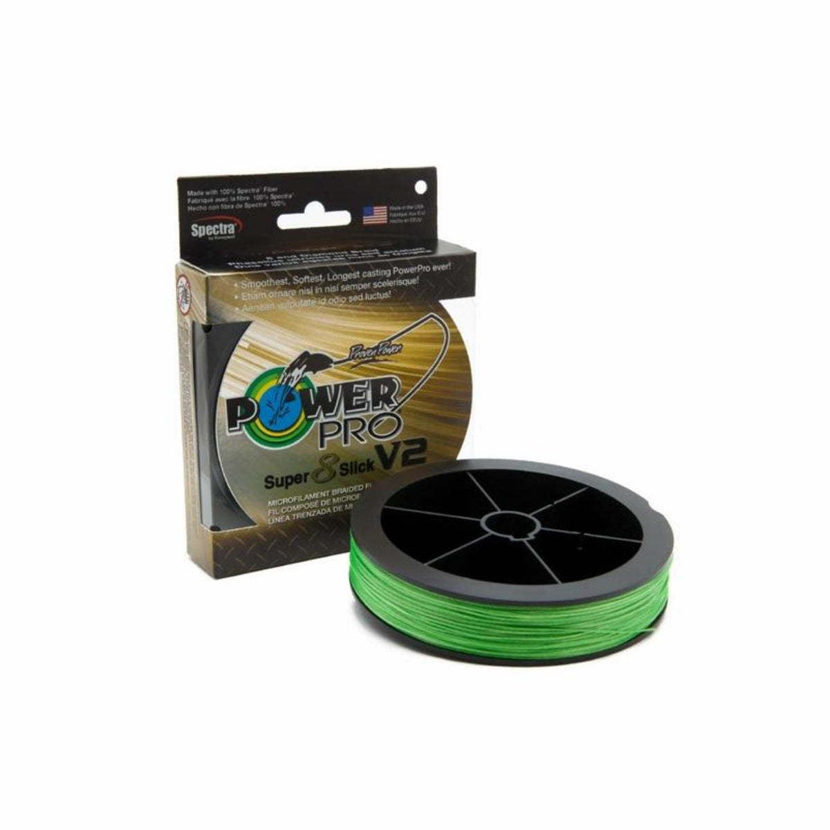 Power Pro Super 8 Slick V2 Braided Fishing Line (150 yd Spools)