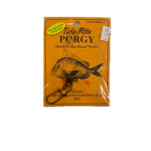 Scup Rigs Tide Rite 461 Porgy/Scup Pretied Rig | J&B Tackle β J&B Tackle Co