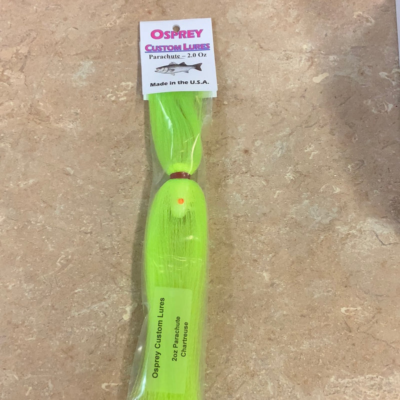 Osprey Custom Lures Bullet Nose Parachute Jigs