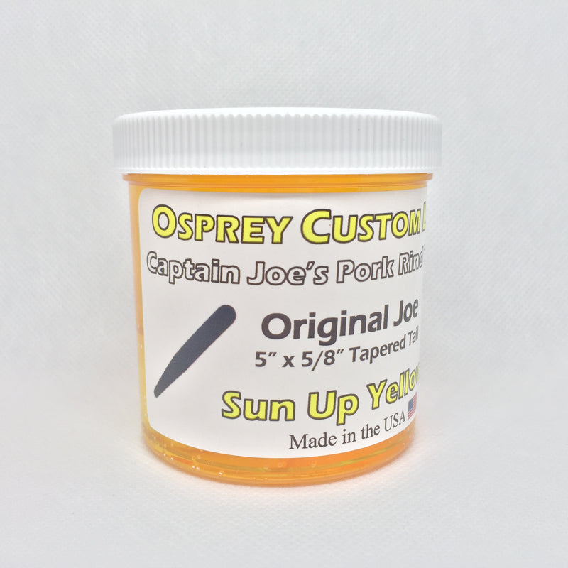 bass lure pork skins Osprey Custom Lures Original Joe Real Pork Rinds 5"