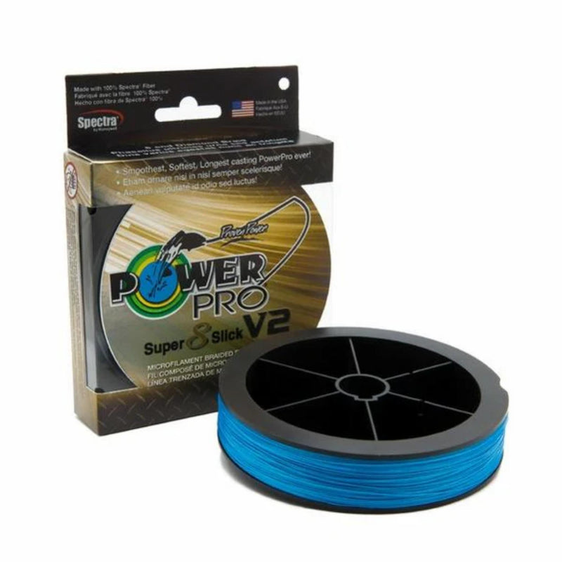 PowerPro Super 8 Slick V2 Braided Fishing Line (1500 yd Spools)