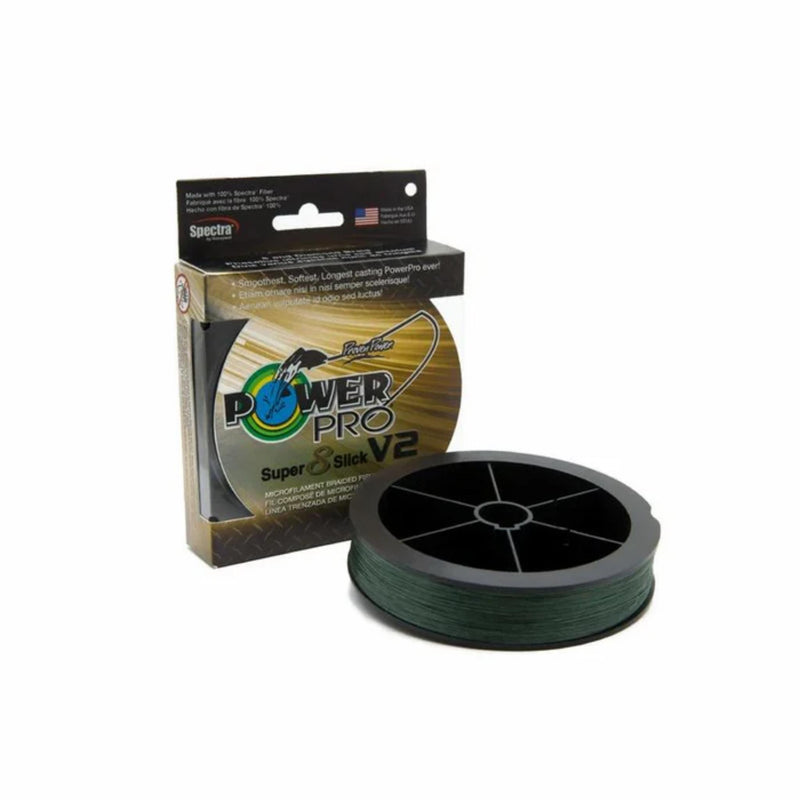 PowerPro Super 8 Slick V2 Braided Fishing Line (1500 yd Spools)