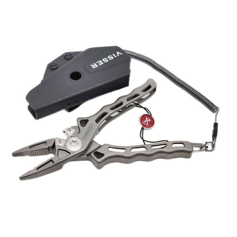 Visser 7.5 in Titanium Pliers with Kydex Sheath
