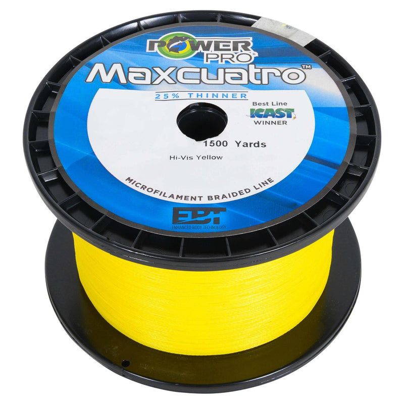PowerPro Maxcuatro Braided Fishing Line (1500 yd Spools)