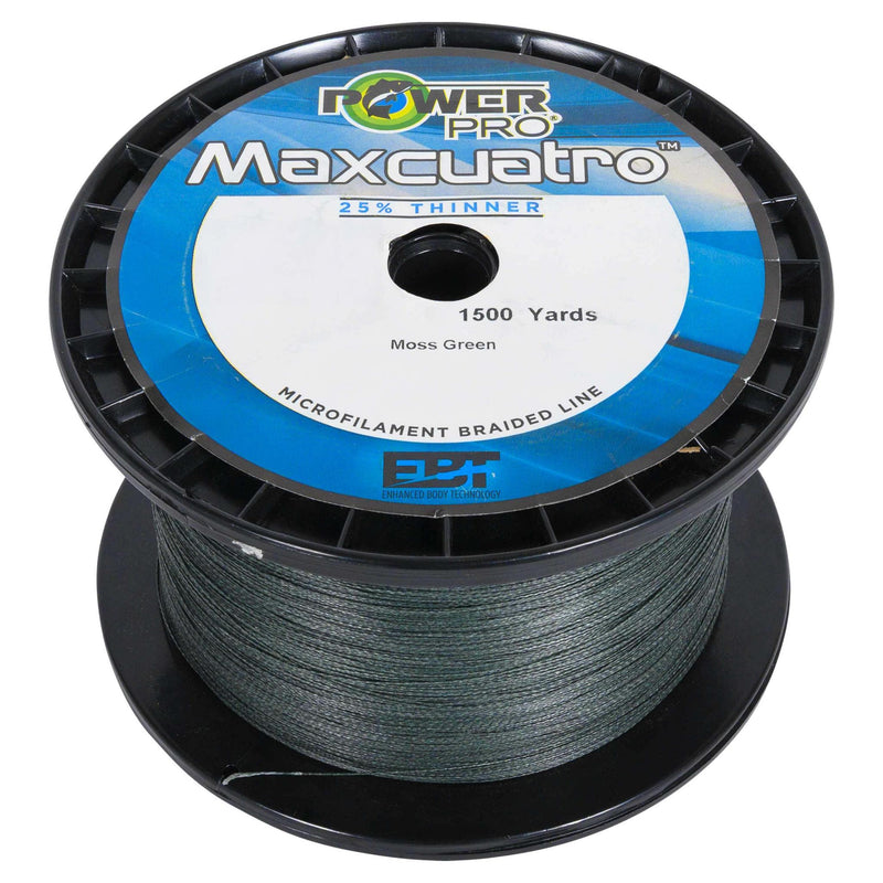 PowerPro Maxcuatro Braided Fishing Line (1500 yd Spools)
