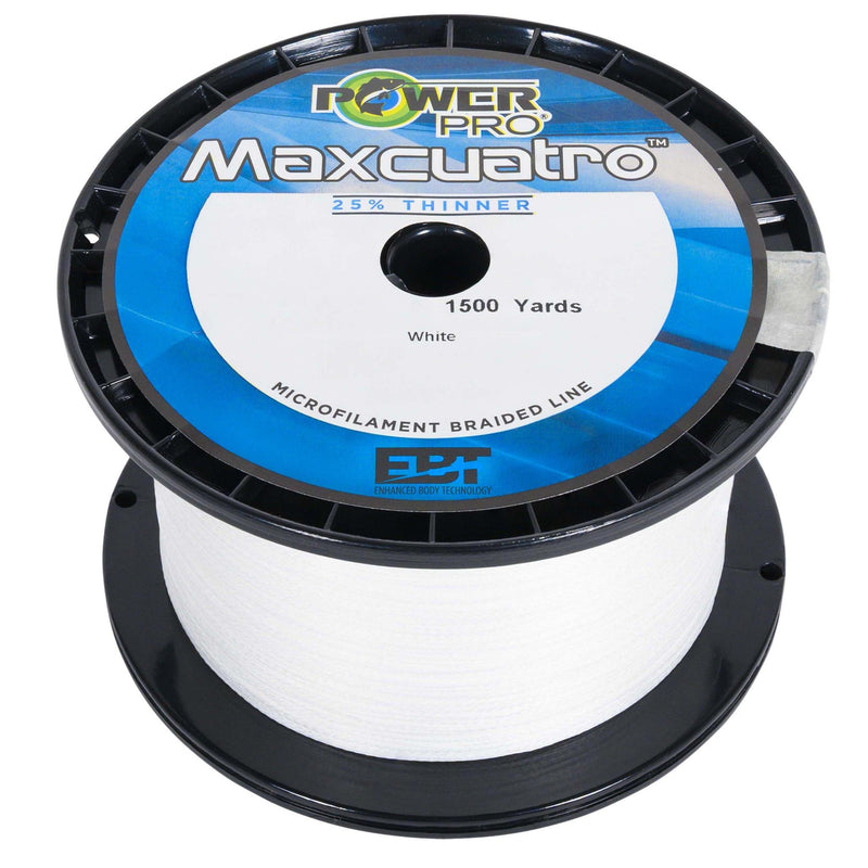 PowerPro Maxcuatro Braided Fishing Line (1500 yd Spools)