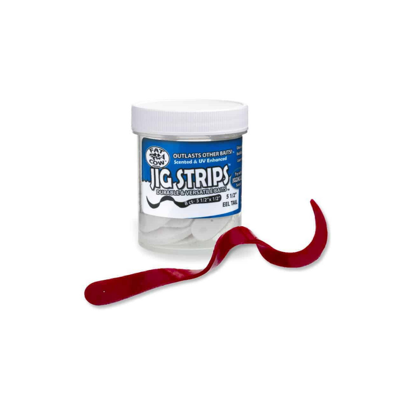 Fat Cow Jig Strips Eel Tails