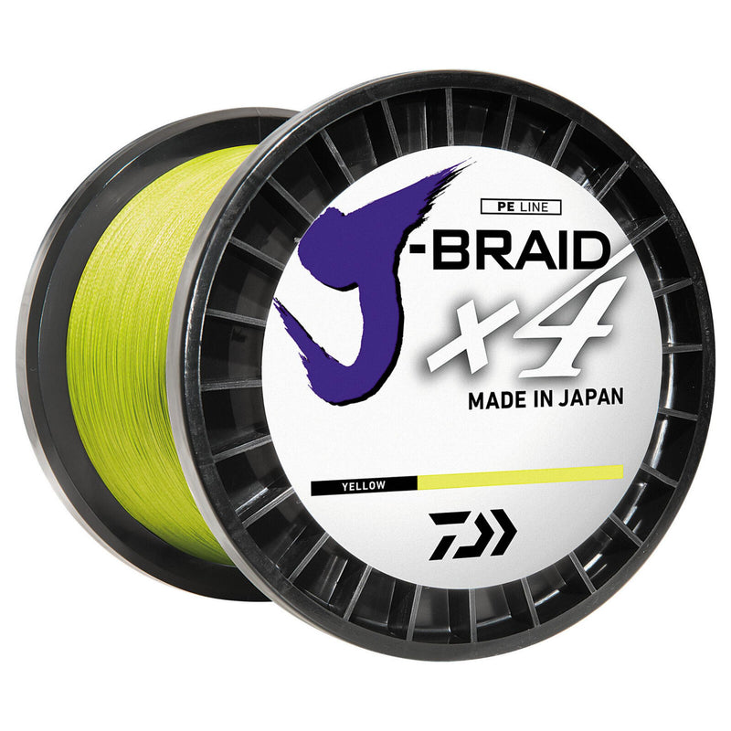 Daiwa J-Braid x4 Braided Line (3000 yd Spools)