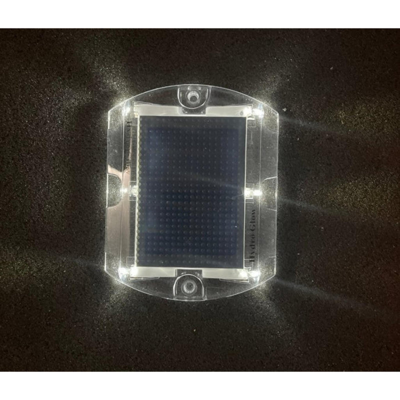HydroGlow Solar LED Ultra Thin Dock/Deck/Walkway Light