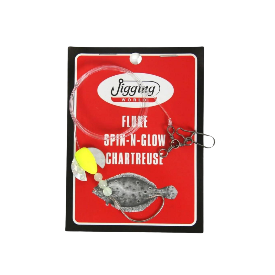 Jigging World Spin & Glow 3-Way Fluke Rigs w/ Sinker Snap | J&B Tackle ...