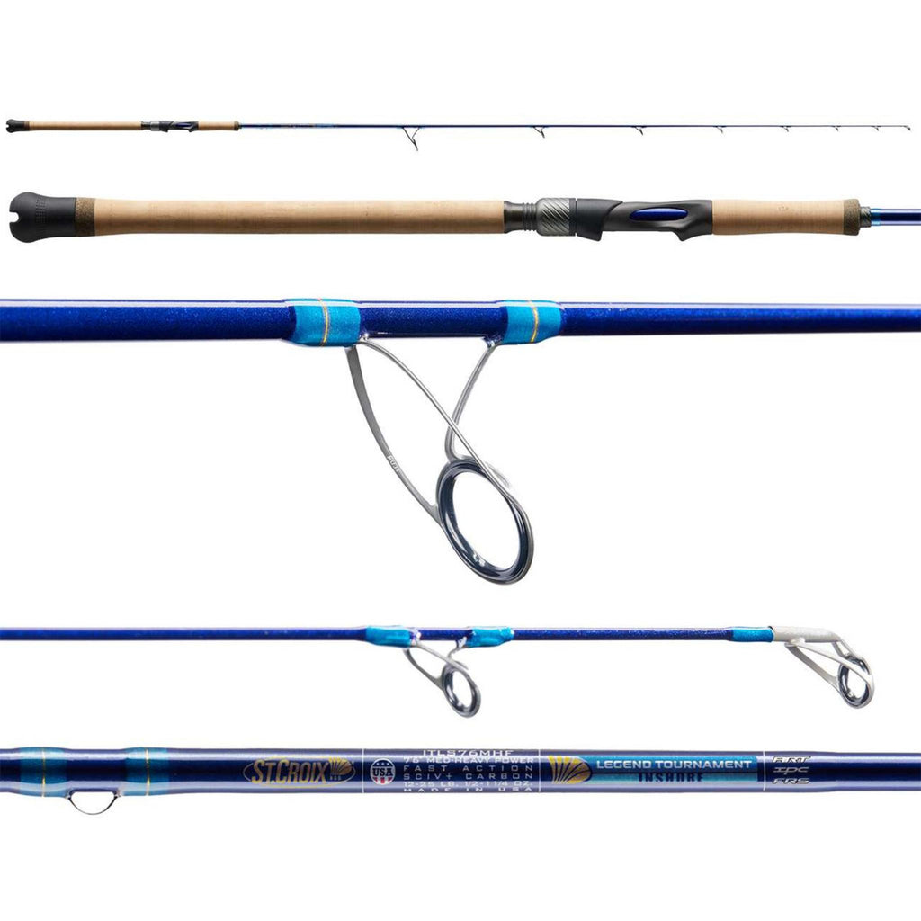 St. Croix Legend Tournament Inshore Spinning Rods | J&B Tackle