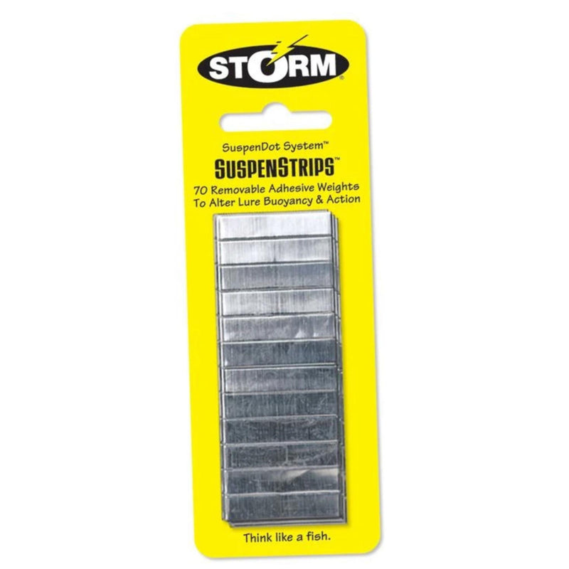 Storm SuspenStrips Adhesive Lure Weights (70 Pack)