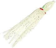 Boone 4.25in Squid Skirt (White Fleck) JB Tackle