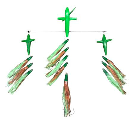 Chatter Lures Side Tracker Machine Head Spreader Splash Trolling Bars