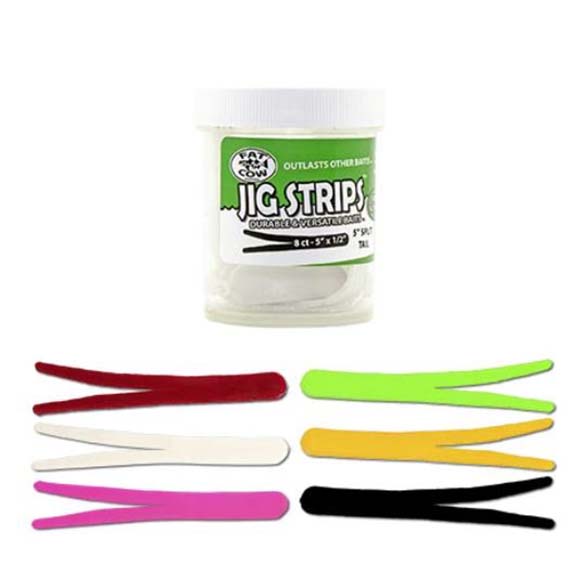 Fat Cow Jig Strips Split Tail