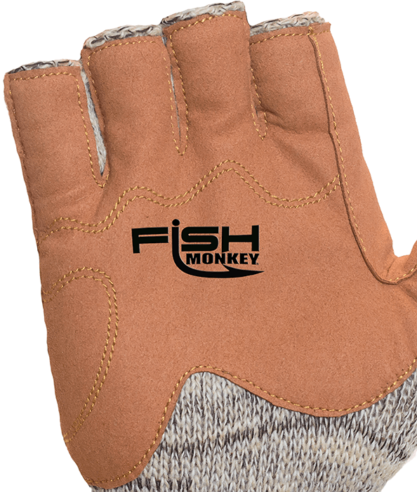 Fish Monkey Wooly Half Finger Wool Fishing Glove FM30
