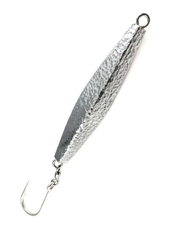 diamon fishing lure J&B Custom Tuna Rigged Hammered Diamond Jigs