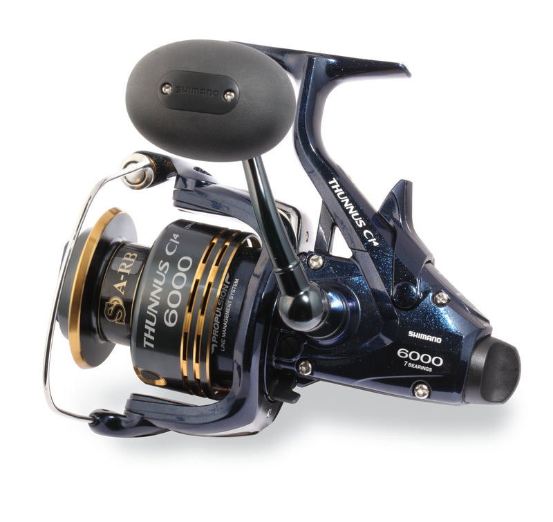 baitrunner reels shimano D Spinning Reel The 4000 and 6000 sizes are perfect for floating an unweighted pillie or squid bait down a berley trail for snapper Shimano Thunnus CI4 Baitrunner Spinning