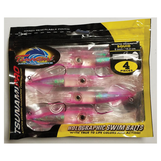 Tsunami Weighted Holographic Squid