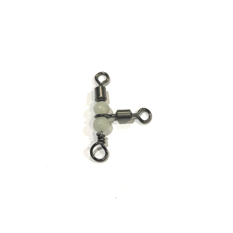 Tsunami Rolling T Swivel with Glow Beads