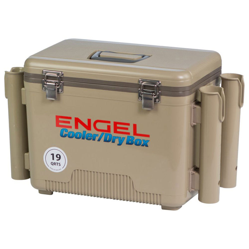 Engel Drybox/Cooler with Rod Holders