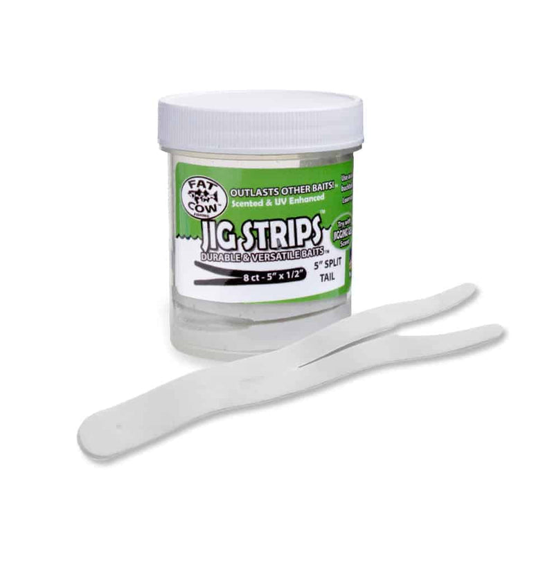 Fat Cow Jig Strips Split Tail